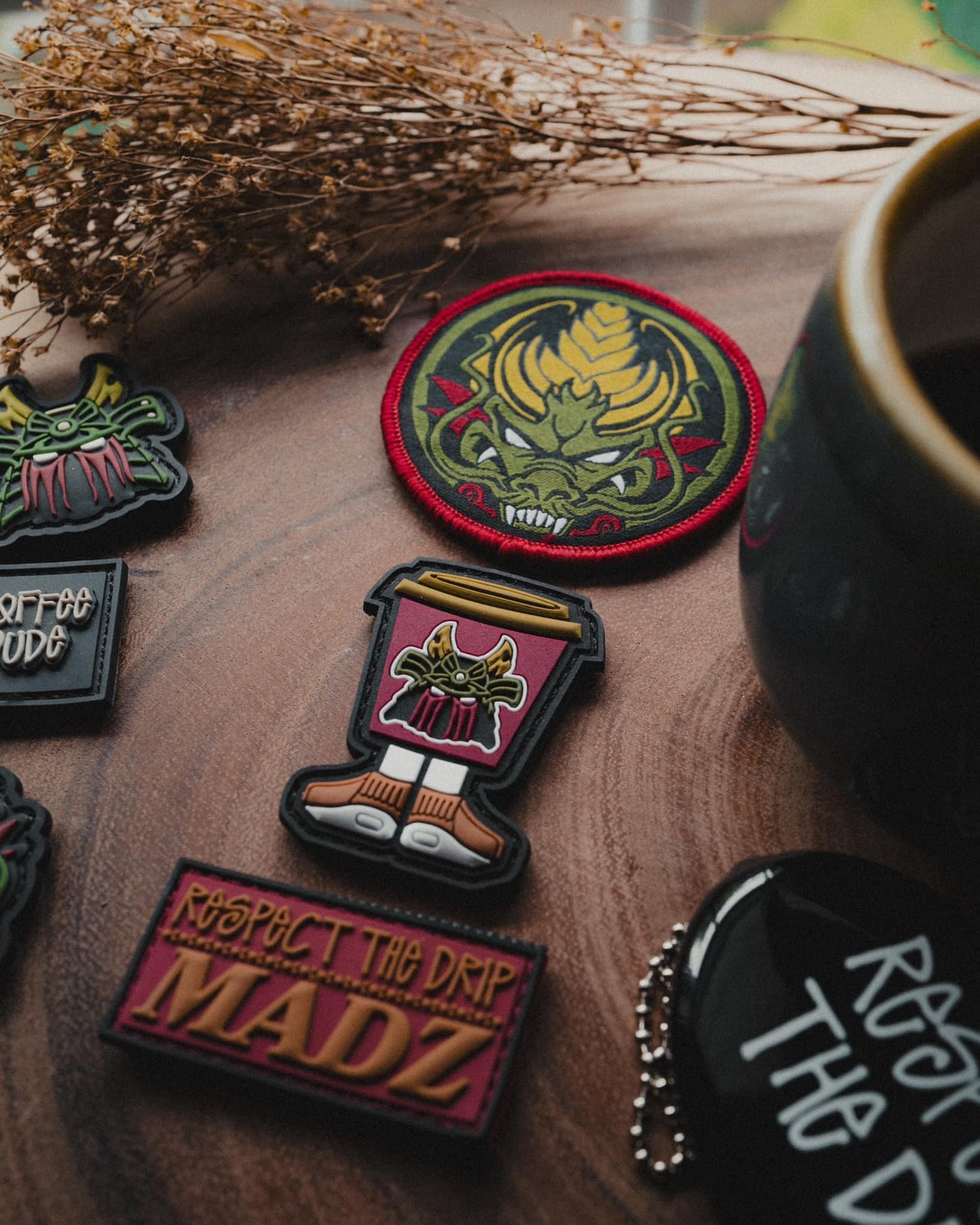 Coffee Dude X Madz Creationz Patch Collaboration